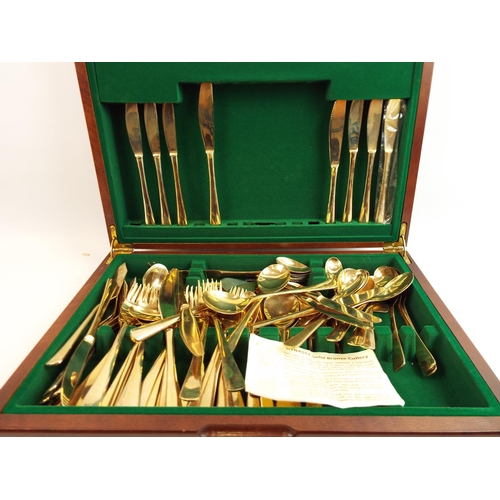 385 - Dynasty solid Bronze cutlery set. See photos.