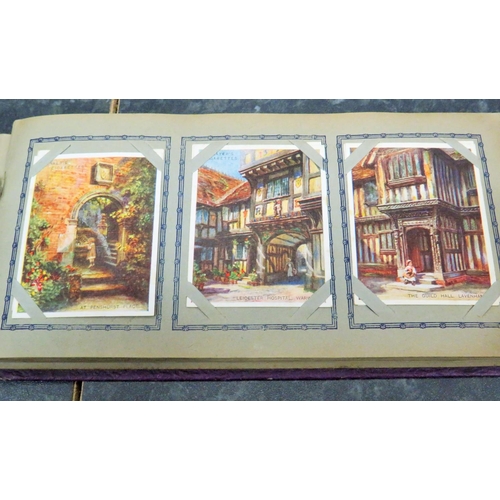 508 - Part filled album of vintage (1930's) era cigarette cards by Players to include 'Portals from the Pa... 