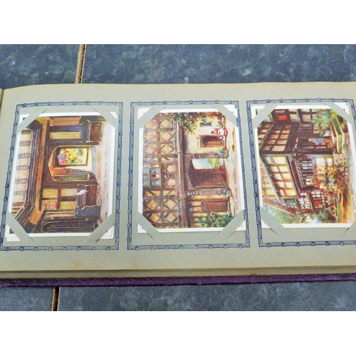 508 - Part filled album of vintage (1930's) era cigarette cards by Players to include 'Portals from the Pa... 