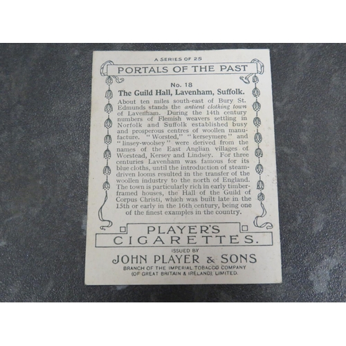 508 - Part filled album of vintage (1930's) era cigarette cards by Players to include 'Portals from the Pa... 