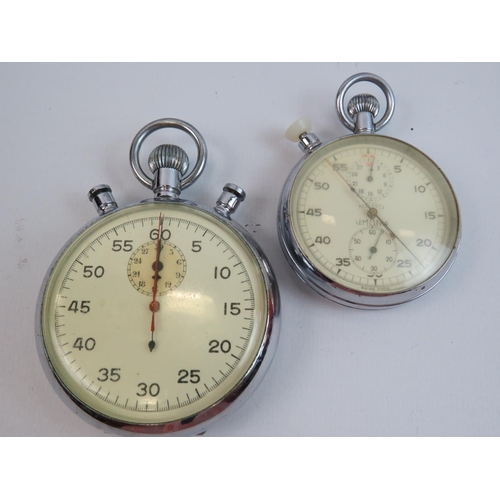 516 - Swiss made 'Romana' stopwatch in running order plus Military, arrowmarked stopwatch, also in running... 