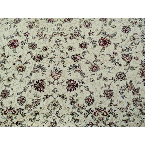 560 - Dunelm Oriental style 100% Polypropylene rug. Measures 160 x 230cms See photos.