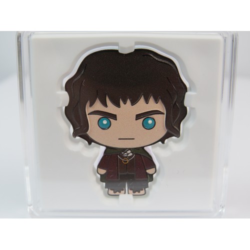 548 - Lord of the rings, Chibi .999  Fine Silver 1oz 2 Dollar coin limited edition of just 2,000. Issued i... 