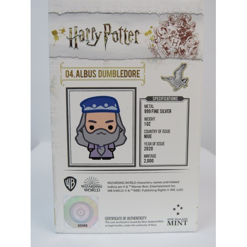 545 - Wizarding World Harry Potter, Chibi .999  Fine Silver 1oz 2 Dollar coin limited edition of just 2,00... 