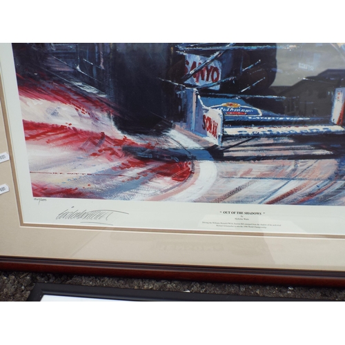 884 - 2 Limited edition formula 1 prints.