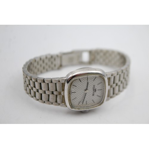 1 - Fortis. 925 Silver cased ladies Vintage mechanical watch. WORKING ORDER. Bracelet Strap.    836615