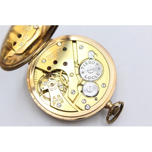 6 - Gents TISSOT Vintage mechanical open faced pocket watch in WORKING ORDER.  Tissot signed dial and mo... 