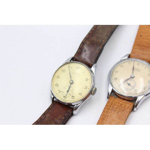 19 - 4 x Gents Vintage Hand-Wind WRISTWATCHES inc. Matex, Roamer, Smiths Etc.  Gents Vintage Hand-Wind WR... 