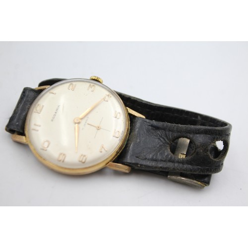 20 - 2 x Vintage Gents Quality Wristwatches Hand-Wind WORKING inc Roamer / Roadania  Vintage Gents  Wrist... 