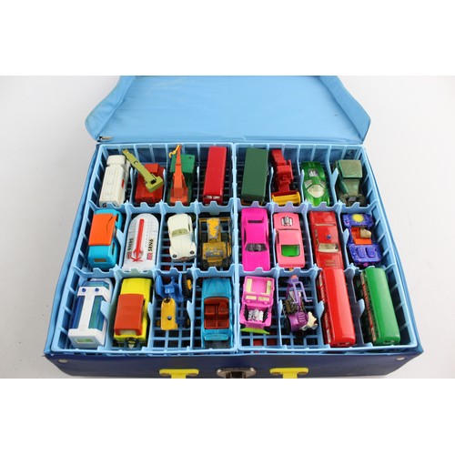 50 - 48 x Vintage MATCHBOX Diecast Models In Original Collector's Carrying Case   Vintage MATCHBOX Diecas... 