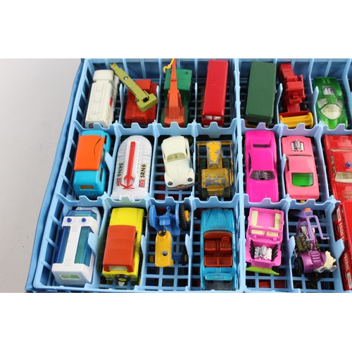 50 - 48 x Vintage MATCHBOX Diecast Models In Original Collector's Carrying Case   Vintage MATCHBOX Diecas... 