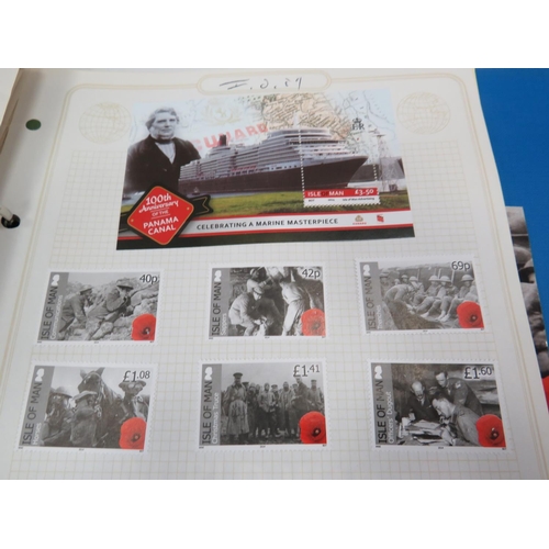 160 - Large and well filled album of UK and Channel Island Stamps, Many in Mint condition. See photos.