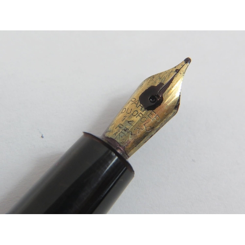 181 - Parker Duofold Fountain pen with 14ct Nib. See photos.