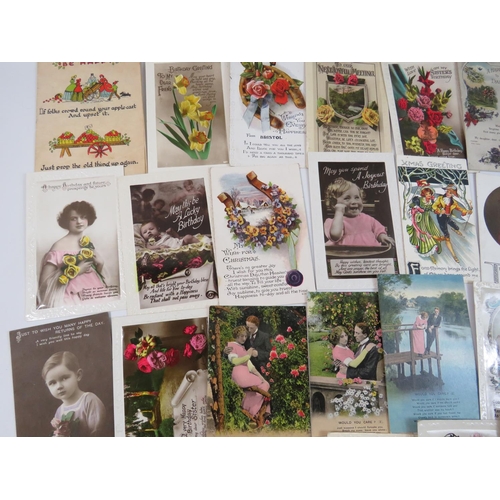 194 - Selection of Edwardian era Birthday cards. See photos.