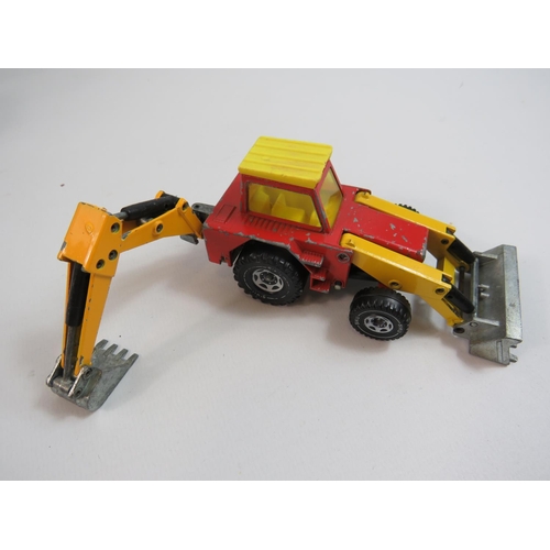 198 - Boxed and unused Chinese made Digger, A Siku model Crane, boxed and unused along with a playworn Sik... 