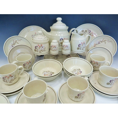 411 - Approx 38 Pieces of Royal Doulton Tea Service in the Bredon Hill pattern.. See photos.