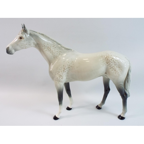 270 - Beswick large grey race horse model number 1564