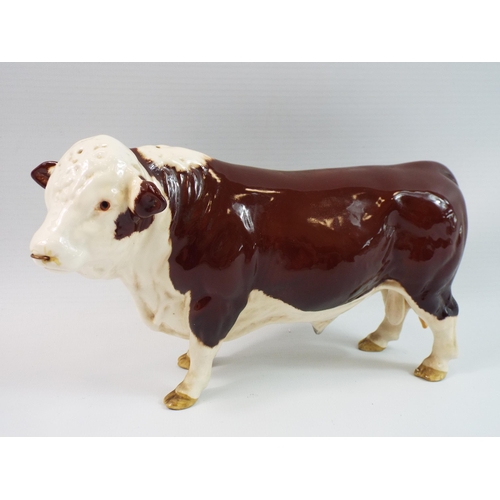 279 - Beswick Polled Hereford Bull model no 2549a