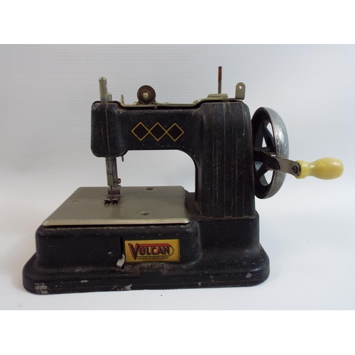 298 - 1950s Vulcan childs sewing machine.