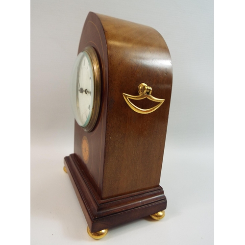 314 - Vintage wooden mantel clock, 9.5