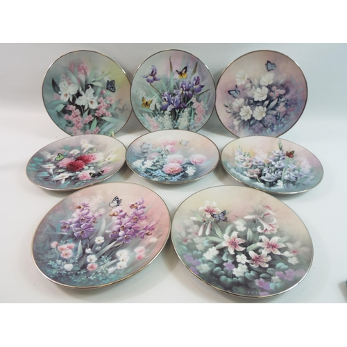 339 - 8 Limted edition plates by Tan chun chiu 