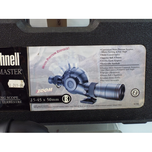 479 - Bushnell spacemaster spotting scope 15-45x50mm in original case