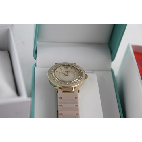 601 - 4 x Ladies QUARTZ WRISTWATCHES In Original Boxes Inc. Caravelle  WORKING   Ladies QUARTZ WRISTWATCHE... 