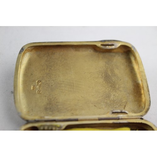 611 - Antique Hallmarked 1899 Chester STERLING SILVER Plain Cigarette Case (93g)    w/ Personal Engraving ... 