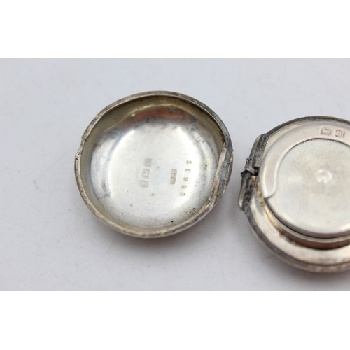 617 - Antique Hallmarked 1911 Birmingham STERLING SILVER Sovereign Case (19g)   Maker - A L Dennison: Aaro... 