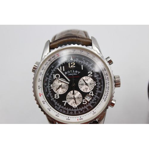 621 - 3 x Gents Quality Chronograph WRISTWATCHES Quartz WORKING Inc. Casio Etc  Gents Quality Sports Style... 