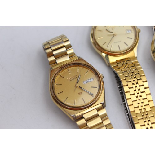 623 - WORKING 4 x Gents Vintage & Later Quartz WRISTWATCHES inc. Seiko SQ Ref. 0903-8109 Etc.     Gents Vi... 