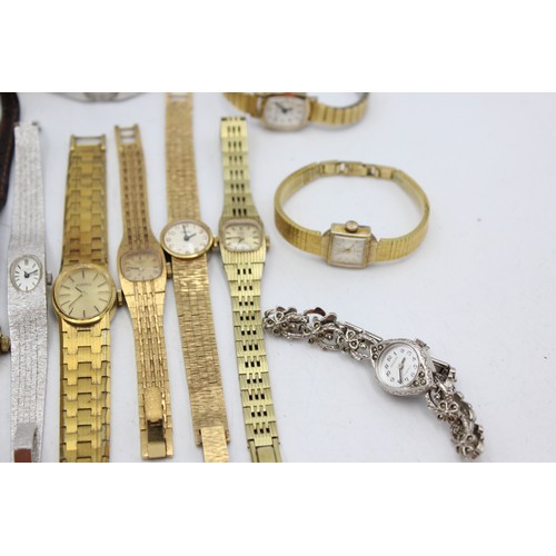 644 - 15 x Vintage Ladies WRISTWATCHES Hand-Wind / Automatic WORKING Inc. SEIKO Etc.  Assorted Vintage Lad... 