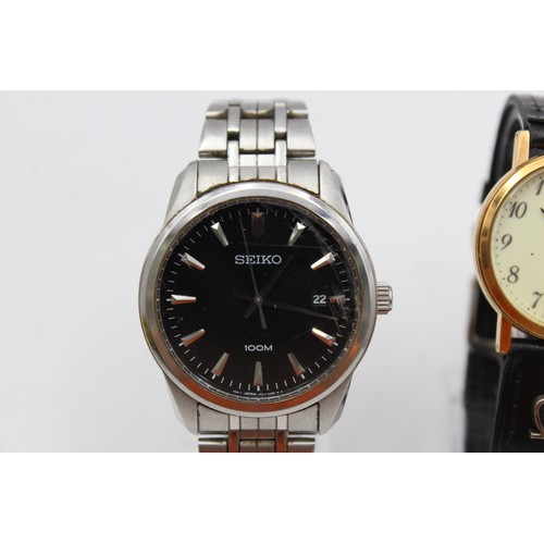 649 - 3 x Vintage Gents Quality Seiko WRISTWATCHES WORKING Quartz inc. Ref 7N42 - 0FL0    Vintage Gents Qu... 