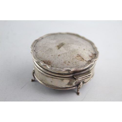 658 - Antique Hallmarked .925 STERLING SILVER Ladies Trinket / Jewelley Box (79g)    Maker - Unidentifiabl... 