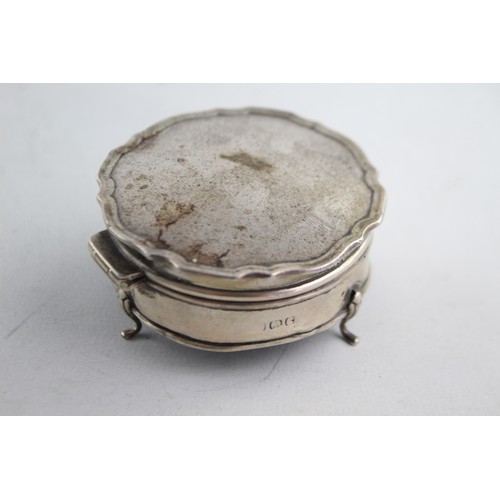 658 - Antique Hallmarked .925 STERLING SILVER Ladies Trinket / Jewelley Box (79g)    Maker - Unidentifiabl... 