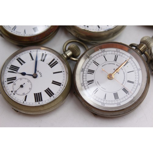 659 - 8 x Vintage Gents  POCKET WATCHES Hand-Wind Inc. Liga  Etc    Vintage Gents POCKET WATCHES Hand-Wind... 