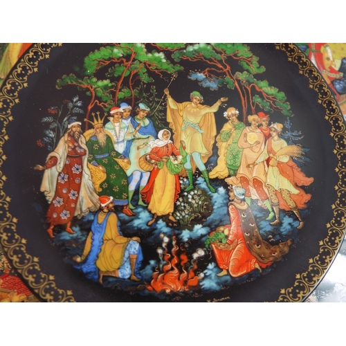 710 - 10 Bradex Russian legends and fairytales plates.