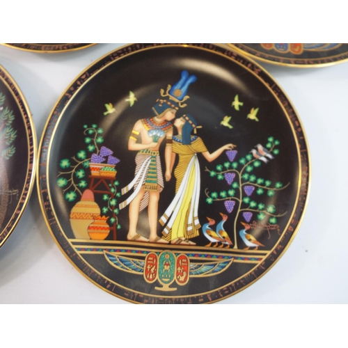 711 - 8 Bradex Osiris Eygptian collectors plates.