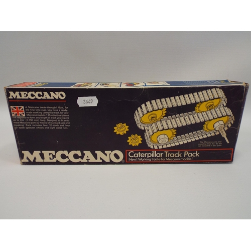 780 - Vintage Meccano catterpillar track pack in original box.