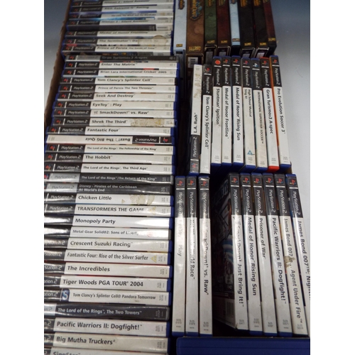 807 - Large selection of playstation 2 games.