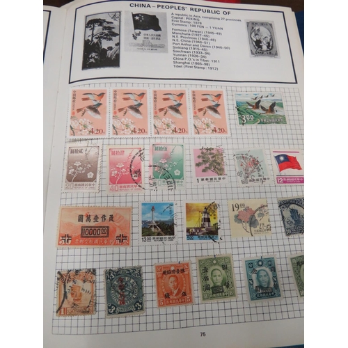 838 - Large box of assorted vintage stamp albums, loose stamps and pages etc. Lucy dip. Together with a se... 