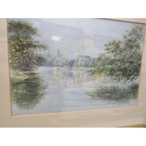 864 - Three very well painted watercolours, each by artist J H Griffiths. All framed and mounted under gla... 