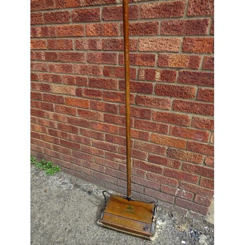 969 - Vintage Early 20th Century Ewbank mechanical carpet sweeper. See photos