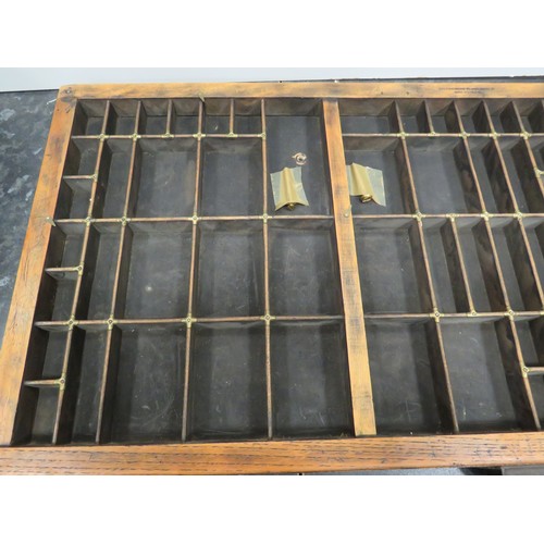 596 - Old Printers sett tray by Stephenson Blake ltd of Sheffield and London. Excellent condition. Measure... 