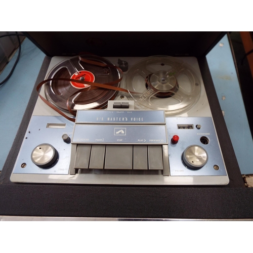 909 - Hmv vintage Reel to Reel, working condition unknown.