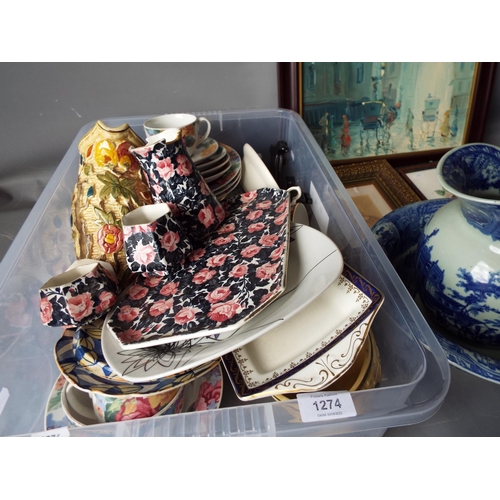 929 - Mixed lot to include ceramics, paintings etc.