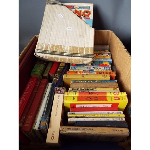 992 - 2 Boxes of vintage childrens books and annuals.