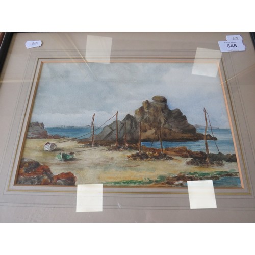 1041 - Selection of framed and mounted prints plus a framed under glass reproduction map of the East Riding... 