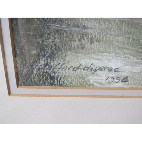 1040 - Two Framed and mounted pastels by F Stafford Dupree. See photos.