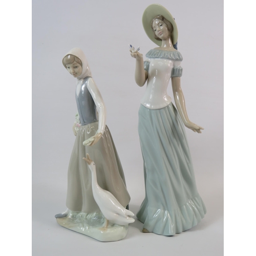 364 - 2 Lladro figurines 